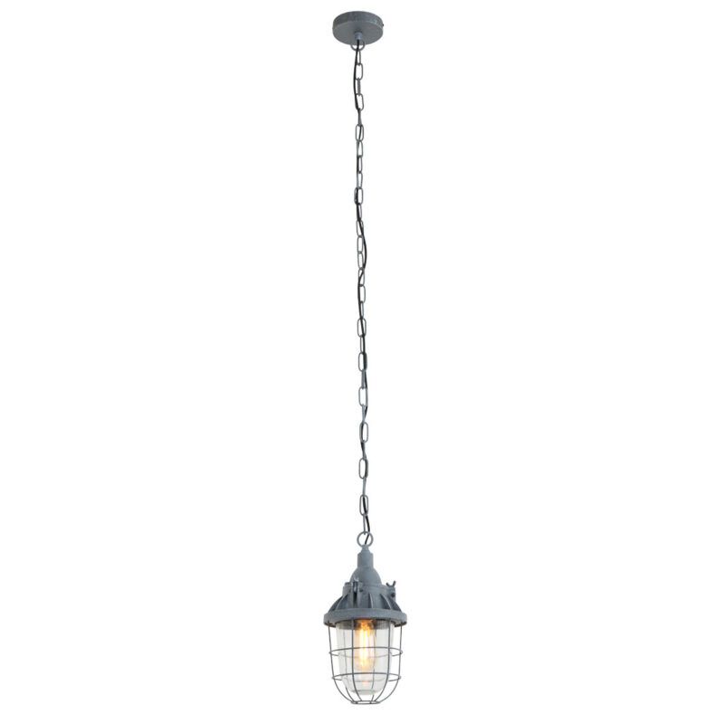 Grijze hanglamp Ebbe 7890GR met E27 fitting - Afbeelding 2