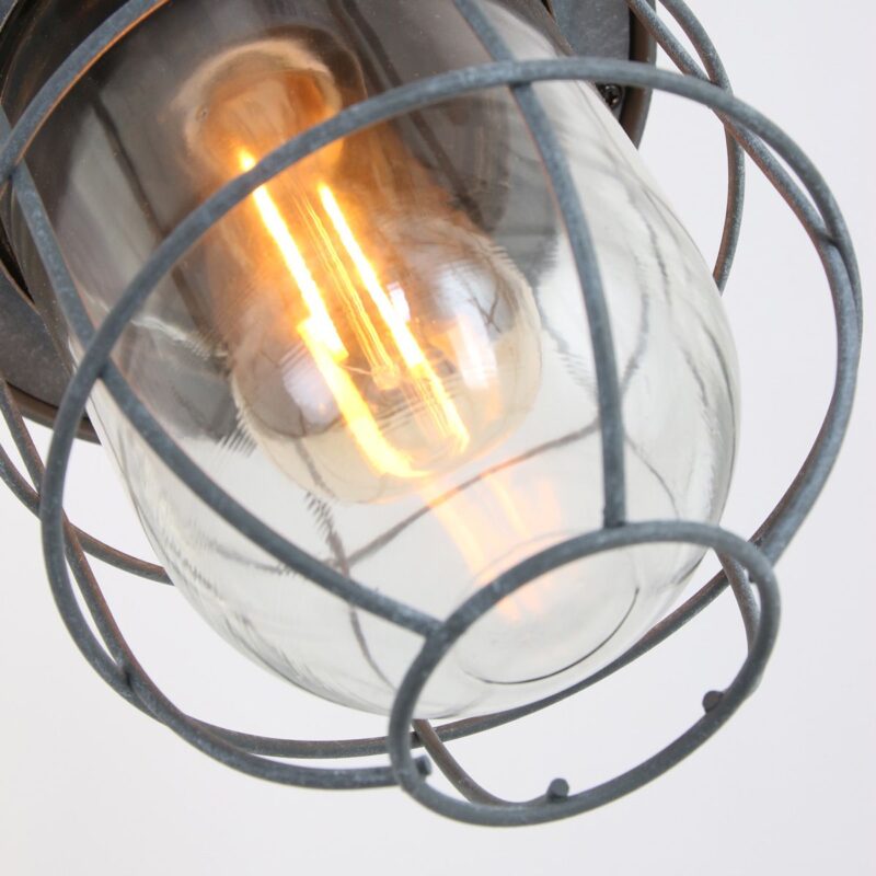 Grijze hanglamp Ebbe 7890GR met E27 fitting - Afbeelding 11