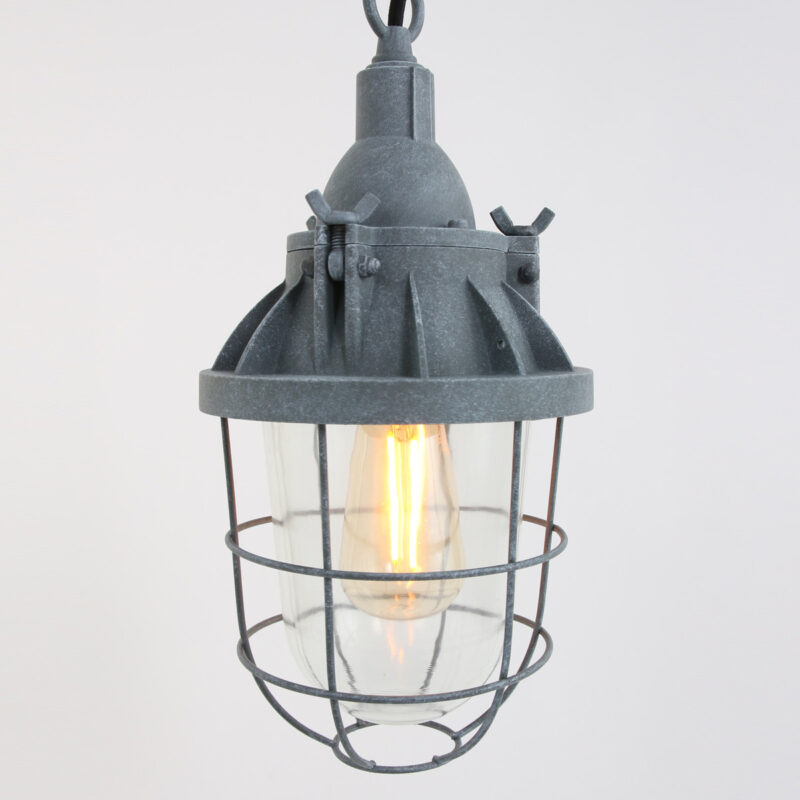 Grijze hanglamp Ebbe 7890GR met E27 fitting - Afbeelding 4