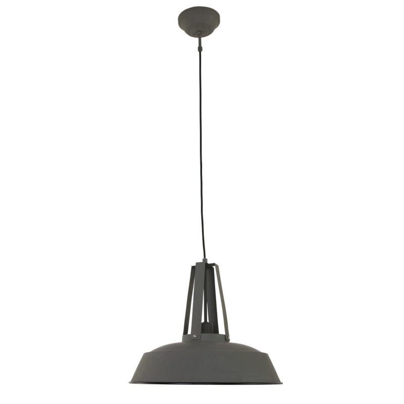Grijze hanglamp Eden 7704GR E27 fitting - Afbeelding 2