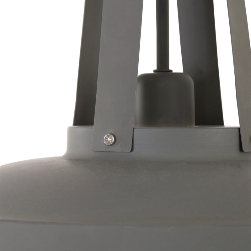 Grijze hanglamp Eden 7704GR E27 fitting - Afbeelding 4