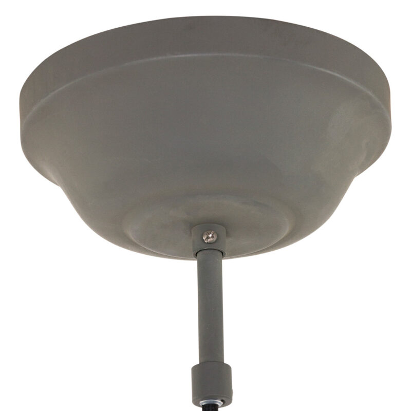 Grijze hanglamp Eden 7704GR E27 fitting - Afbeelding 6