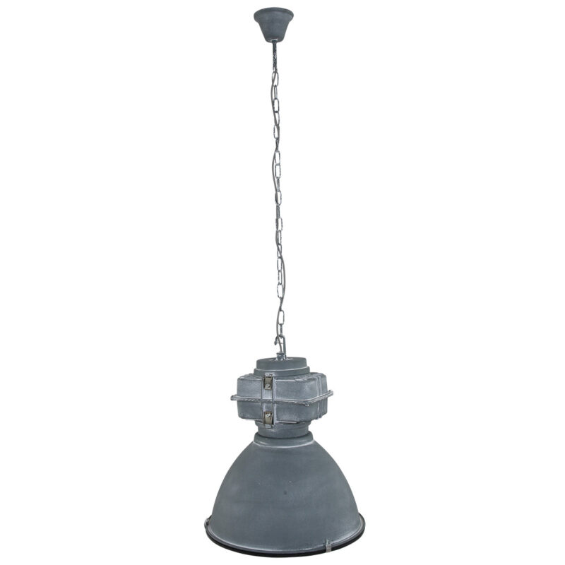Grijze industriële hanglamp Densi 7779GR Ø47 cm - Afbeelding 2