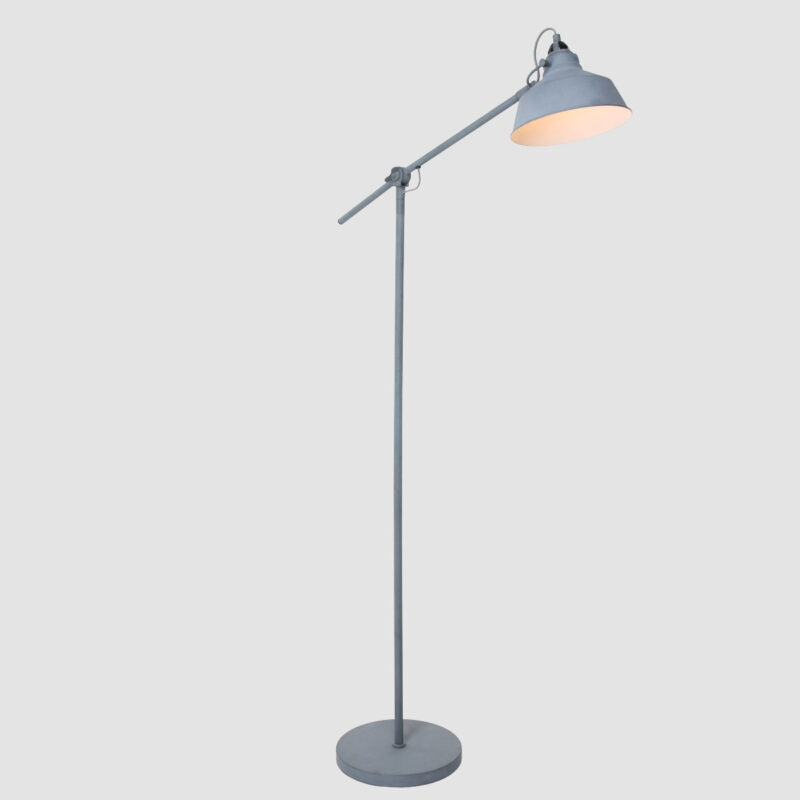 Grijze vloerlamp Nove 1322GR met E27 fitting - Afbeelding 13