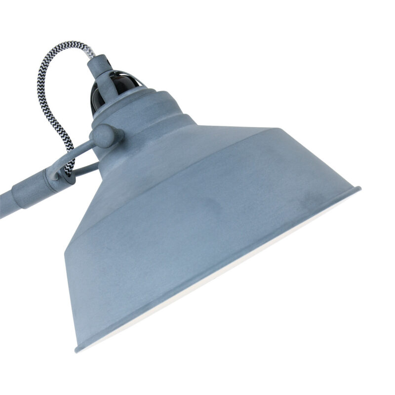 Grijze vloerlamp Nove 1322GR met E27 fitting - Afbeelding 4