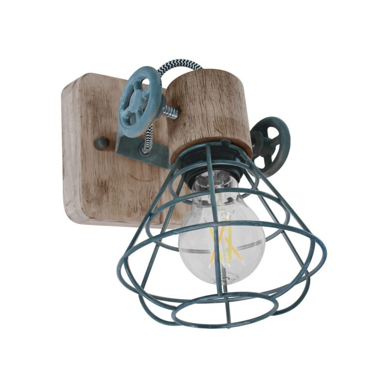 Grijze wandlamp / spot Geurnesey 1578GR met E27 fitting - Afbeelding 2