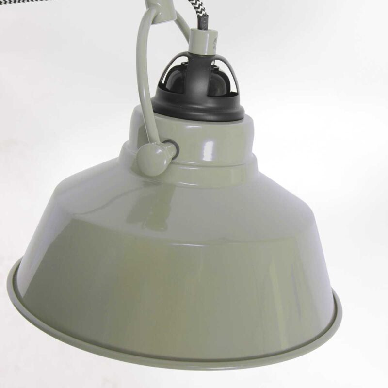 Groene klemlamp / wandlamp Nove 1320G met E27 fitting en schakelaar - Afbeelding 7
