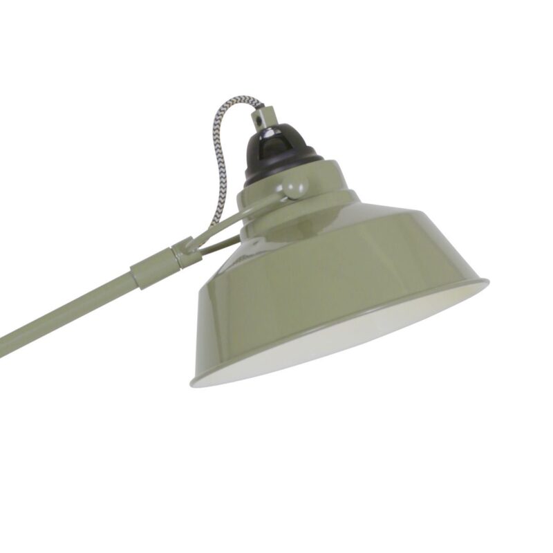 Groene stoere tafellamp Nove 1321G met E27 fitting - Afbeelding 4