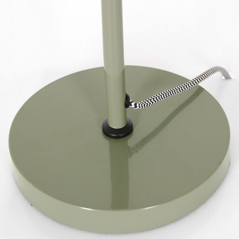 Groene stoere tafellamp Nove 1321G met E27 fitting - Afbeelding 6