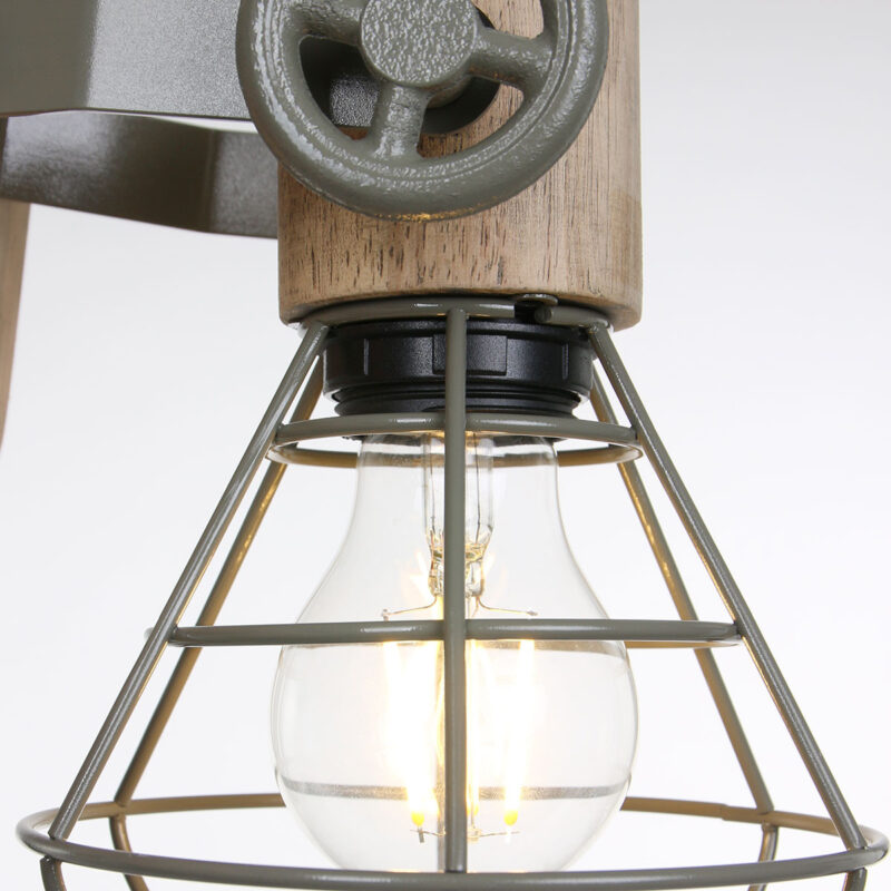 Groene wandlamp / spot Geurnesey 1578G met E27 fitting - Afbeelding 10