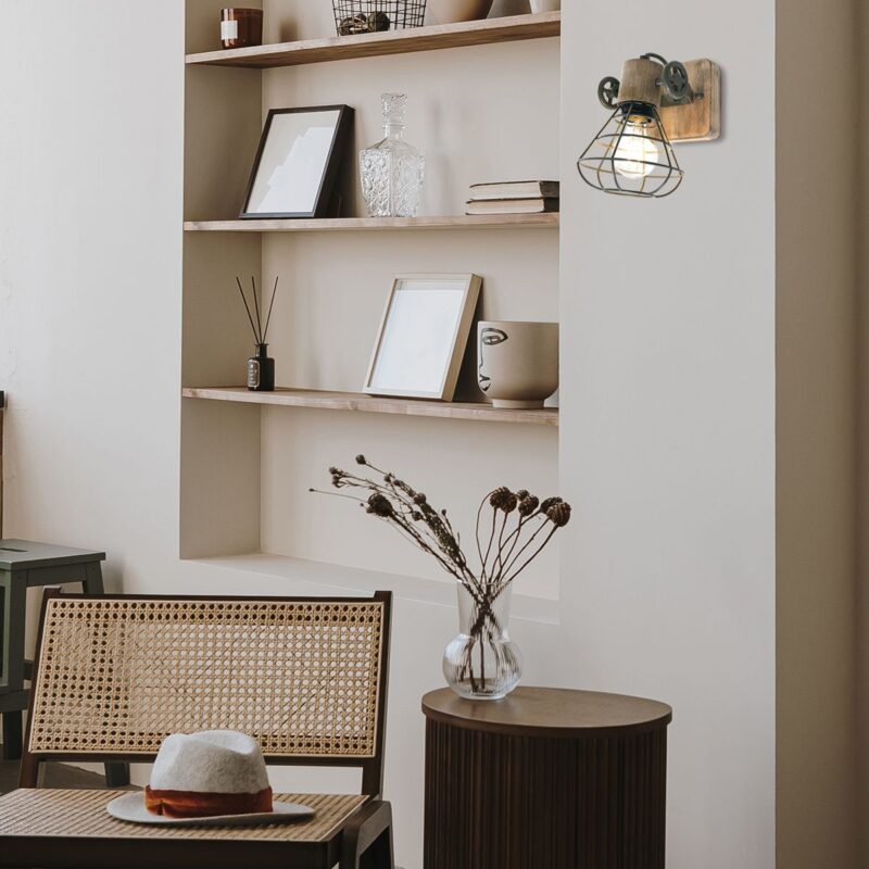 Groene wandlamp / spot Geurnesey 1578G met E27 fitting - Afbeelding 3