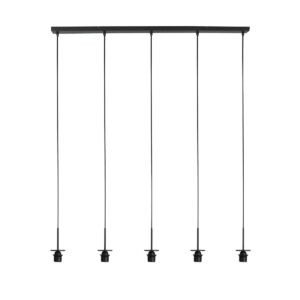 HaloSwap 4221ZW – Black elongated pendant lamp with endless creative possibilities