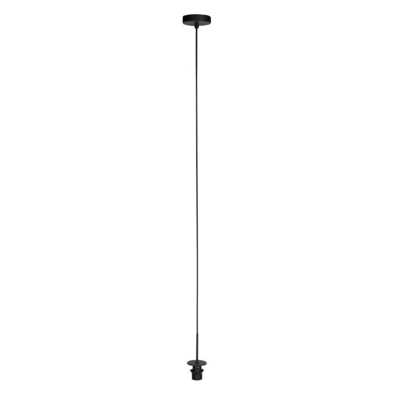 HaloSwap 4222ZW – Zwarte hanglamp met 1 lichtpunt