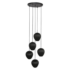 HaloSwap 4282ZW – Black design pendant lamp with character and atmosphere