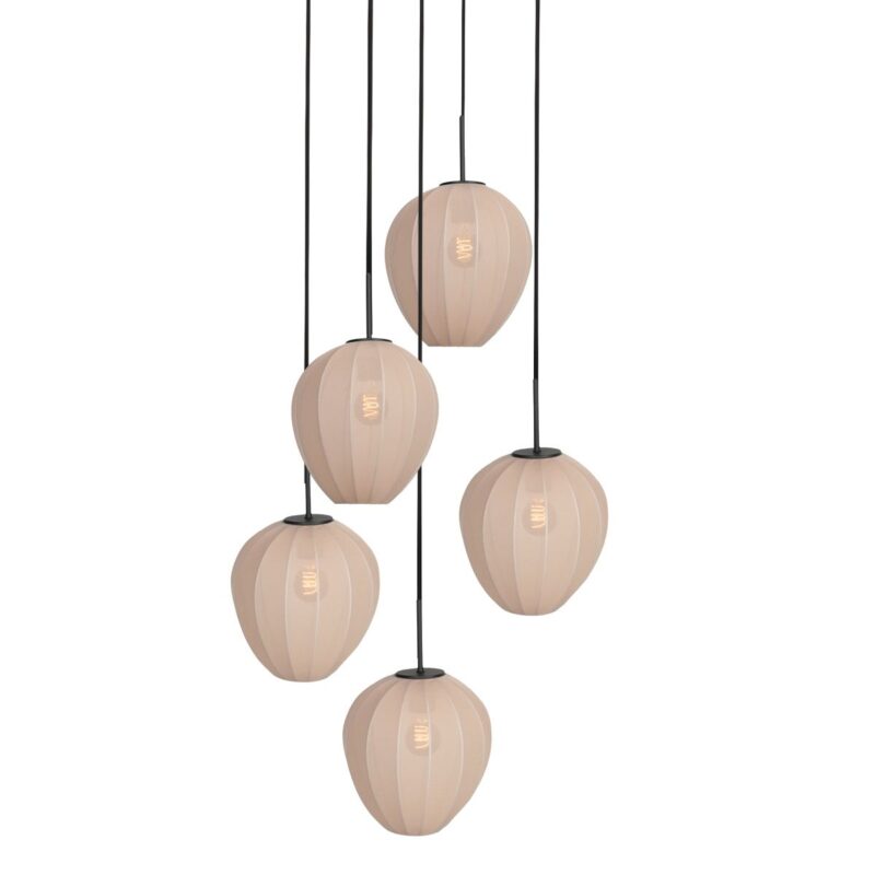 HaloSwap 4283ZW – Zwarte hanglamp met romantische charme en warme uitstraling - Afbeelding 8