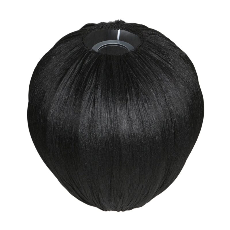 HaloSwap 4297ZW – Suspension noire avec abat-jour en lin translucide (Ø 25 cm) - Image 5