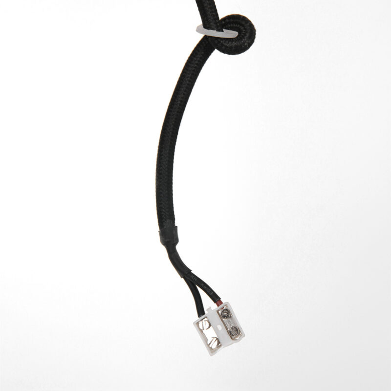 Hanglamp Aureole 3068ZW Zwart draadlamp met E27 fitting Ø45 - Afbeelding 15