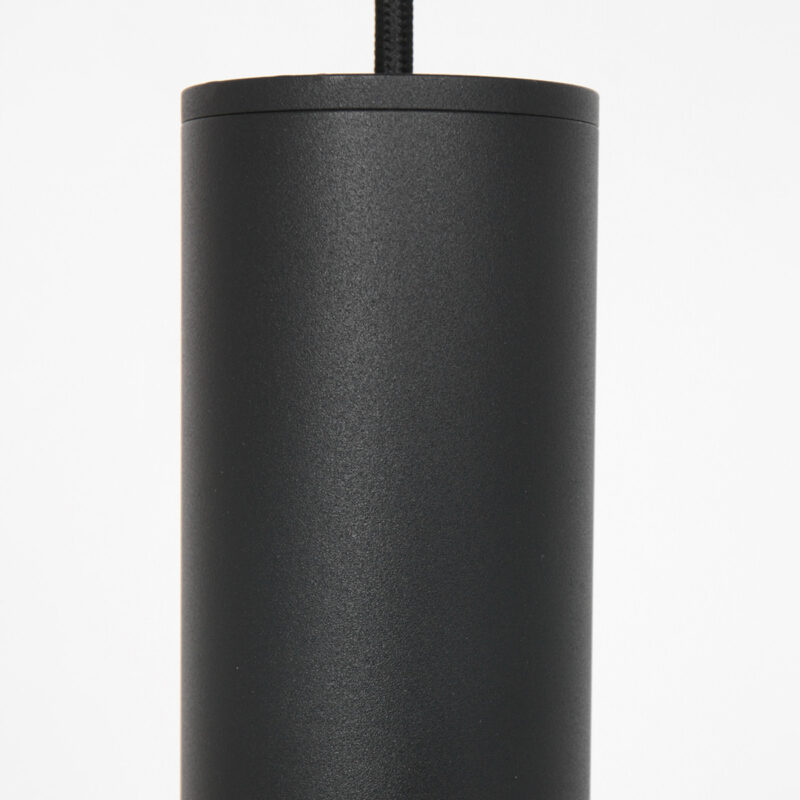 Hanglamp Aureole 3068ZW Zwart draadlamp met E27 fitting Ø45 - Afbeelding 7