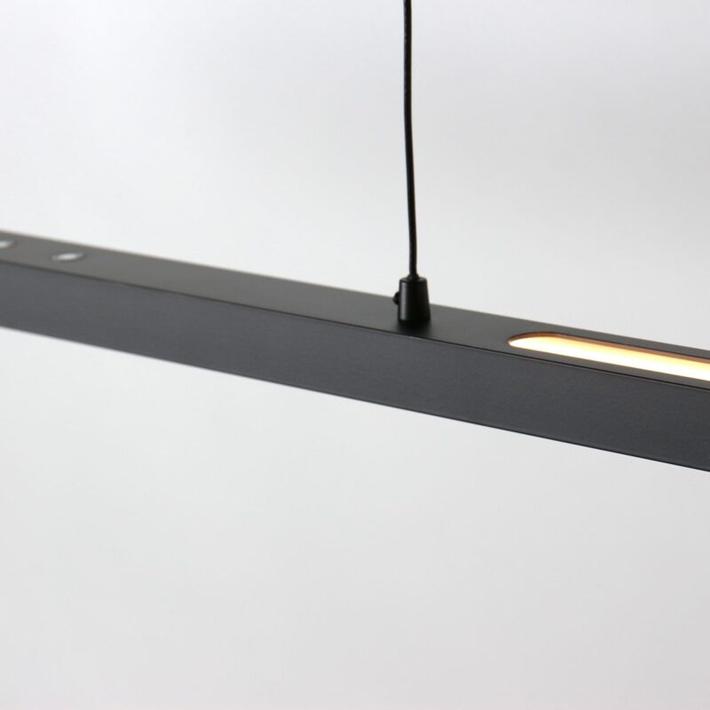 Hanglamp Bande 3994ZW zwart 114cm breed met cable lift - Afbeelding 5