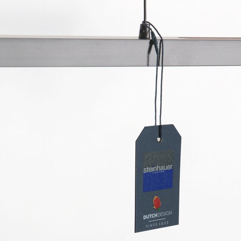 Hanglamp Bande 3995ST Staal 150cm breed met cable lift - Afbeelding 10