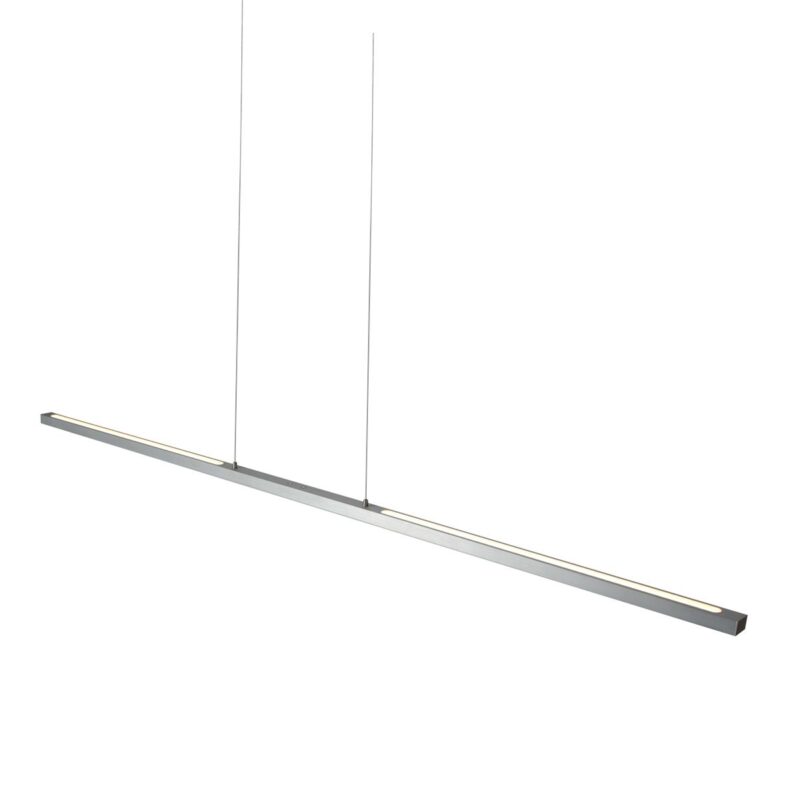Hanglamp Bande 3995ST Staal 150cm breed met cable lift - Afbeelding 11
