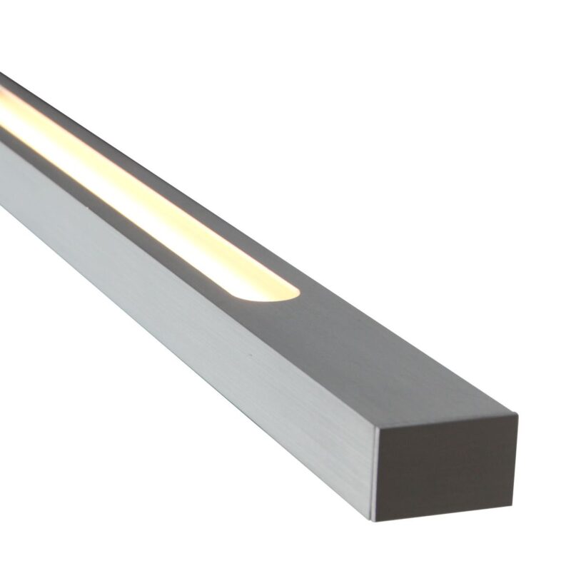 Hanglamp Bande 3995ST Staal 150cm breed met cable lift - Afbeelding 3