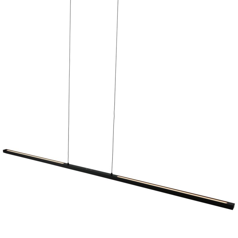 Hanglamp Bande 3995ZW Zwart 150cm breed met cable lift - Afbeelding 8