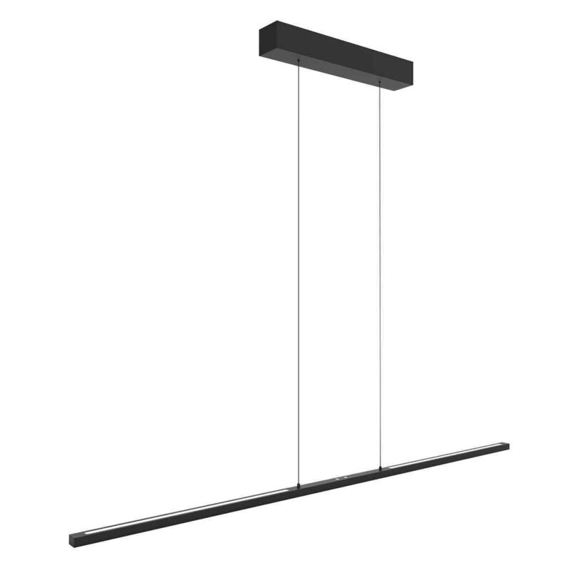 Hanglamp Bande 3995ZW Zwart 150cm breed met cable lift - Afbeelding 11