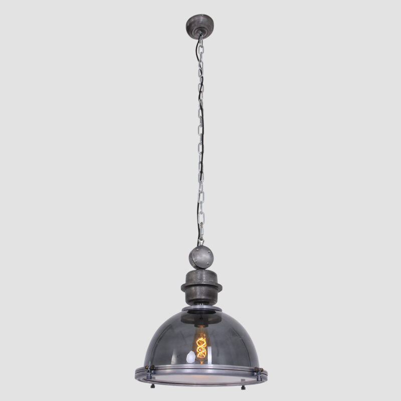 Hanglamp Bikkel 1452GR Grijs Ø45cm E27 fitting - Afbeelding 12
