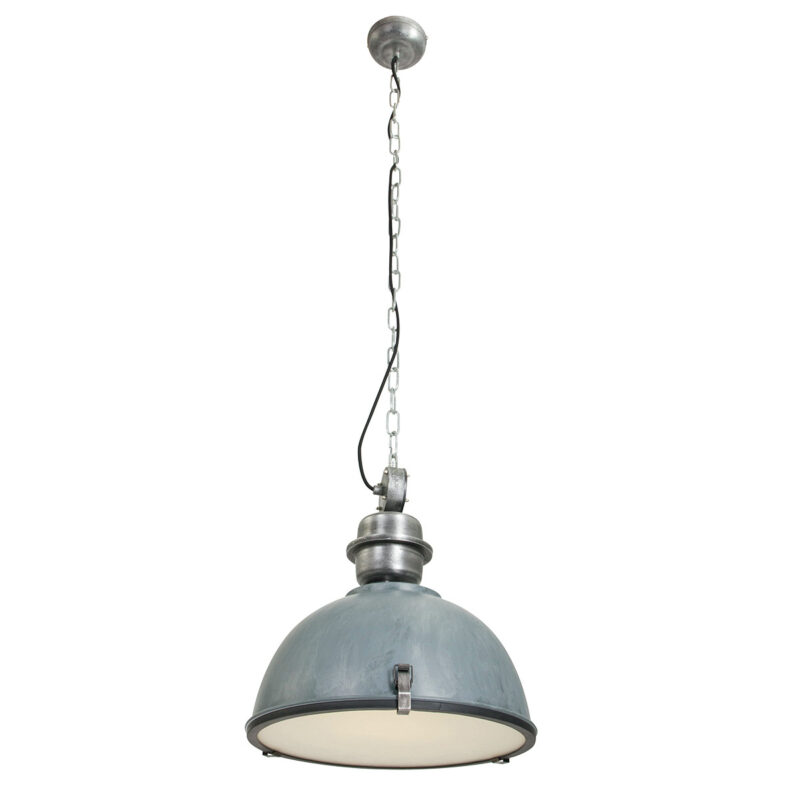 Hanglamp Bikkel 7586GR Grijs Ø42cm E27 fitting - Afbeelding 2