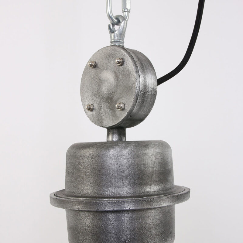 Hanglamp Bikkel 7586GR Grijs Ø42cm E27 fitting - Afbeelding 5