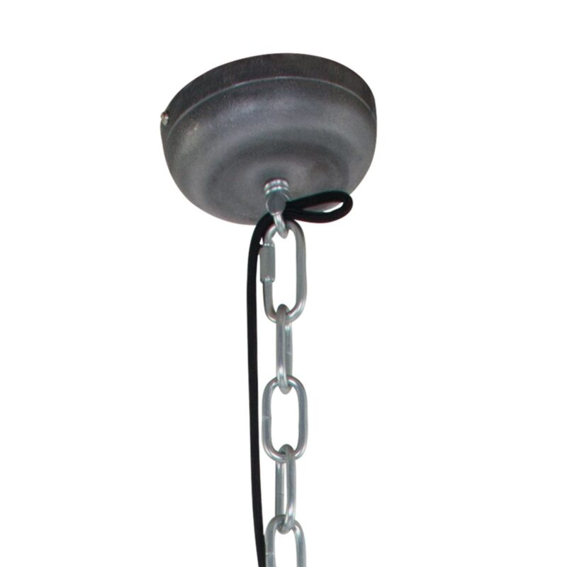 Pendant lamp Bikkel 7586ST Steel Ø42cm E27 fitting - Image 11