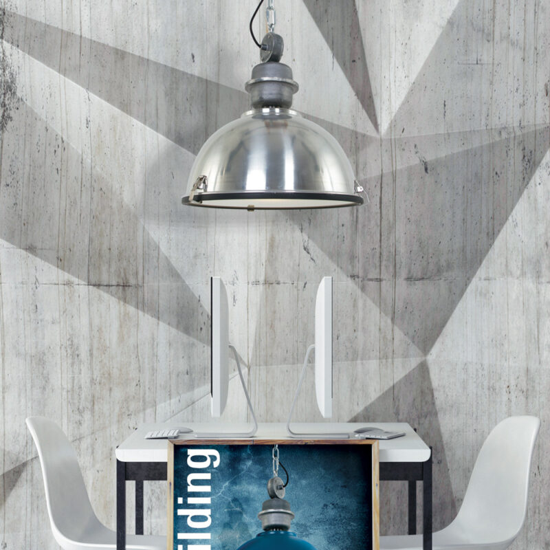 Pendant lamp Bikkel 7586ST Steel Ø42cm E27 fitting - Image 3