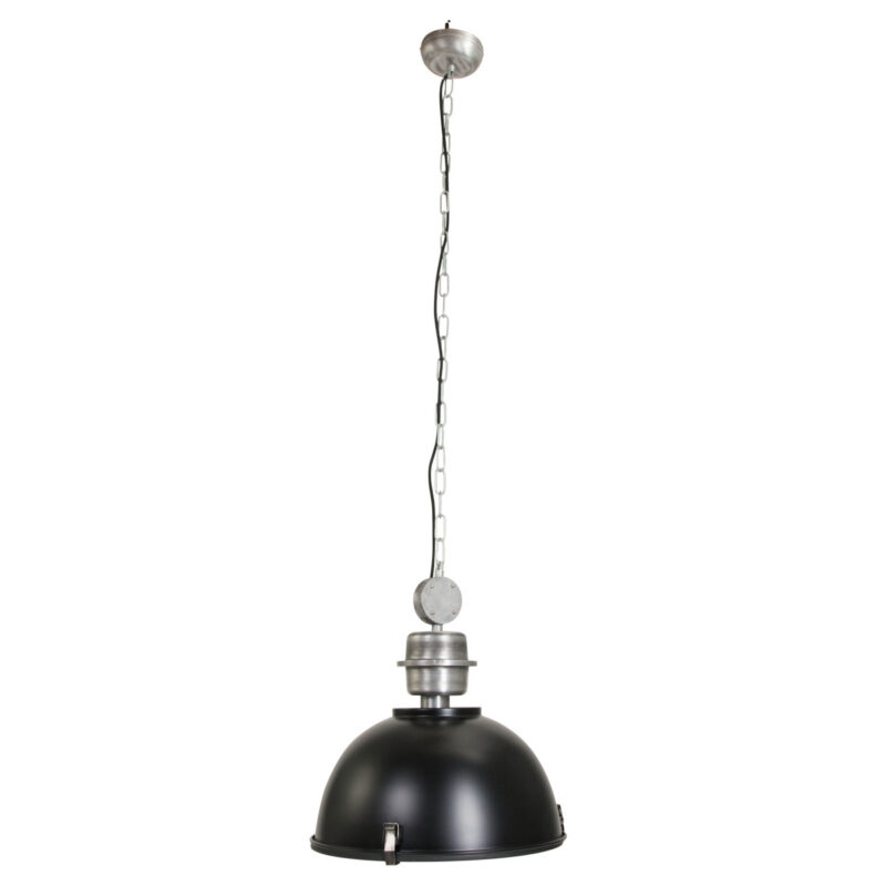 Hanglamp Bikkel 7586ZW Zwart Ø42cm E27 fitting - Afbeelding 2