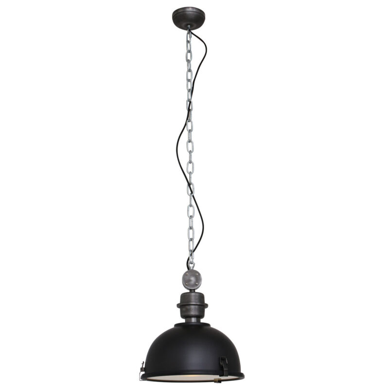 Hanglamp Bikkel 7978ZW Zwart Ø32 cm E27 fitting - Afbeelding 2