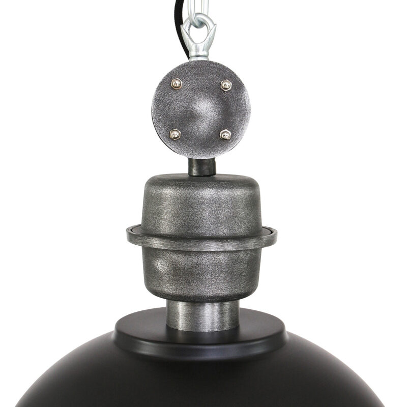 Hanglamp Bikkel 7978ZW Zwart Ø32 cm E27 fitting - Afbeelding 4