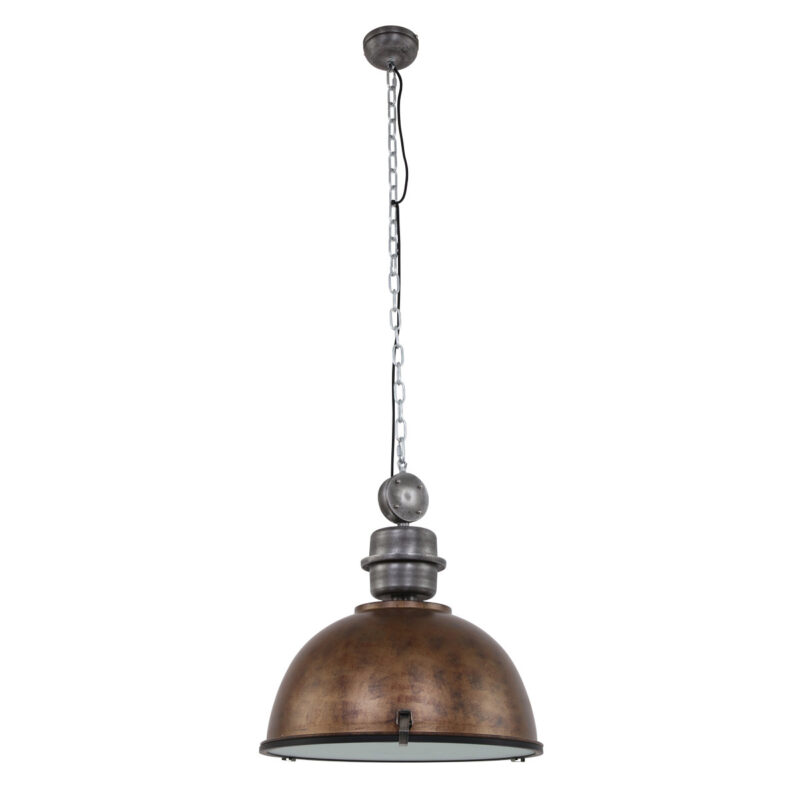 Hanglamp Bikkel XXL 7834B Bruin Ø52cm E27 fitting - Afbeelding 2