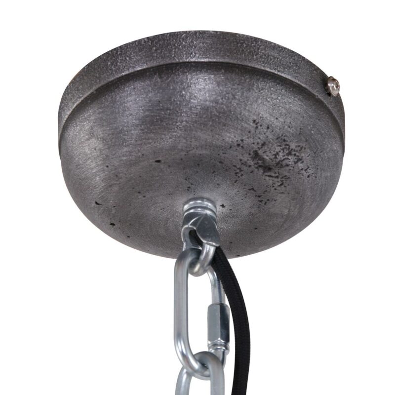 Hanglamp Bikkel XXL 7834ZW Zwart Ø52cm E27 fitting - Afbeelding 10