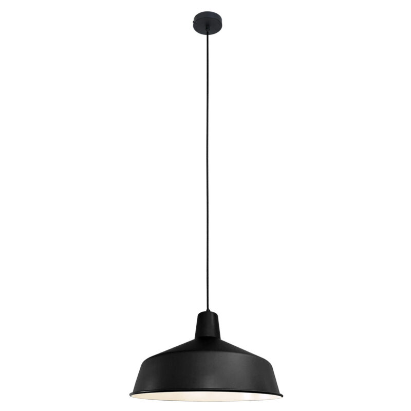 Hanglamp Black moon 1443ZW Zwart Ø40cm E27 fitting - Afbeelding 2