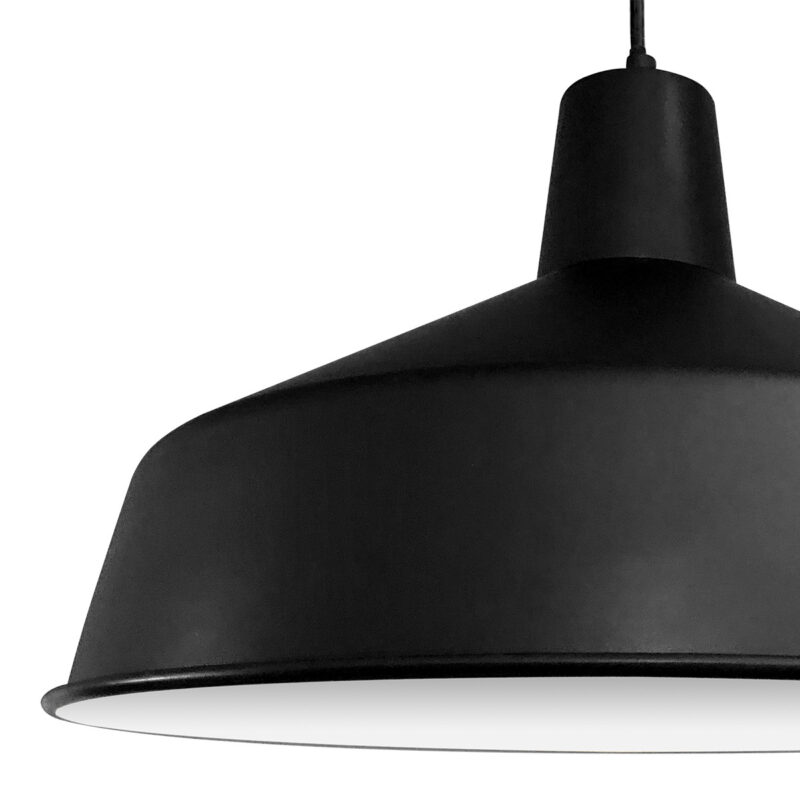 Hanglamp Black moon 1443ZW Zwart Ø40cm E27 fitting - Afbeelding 10