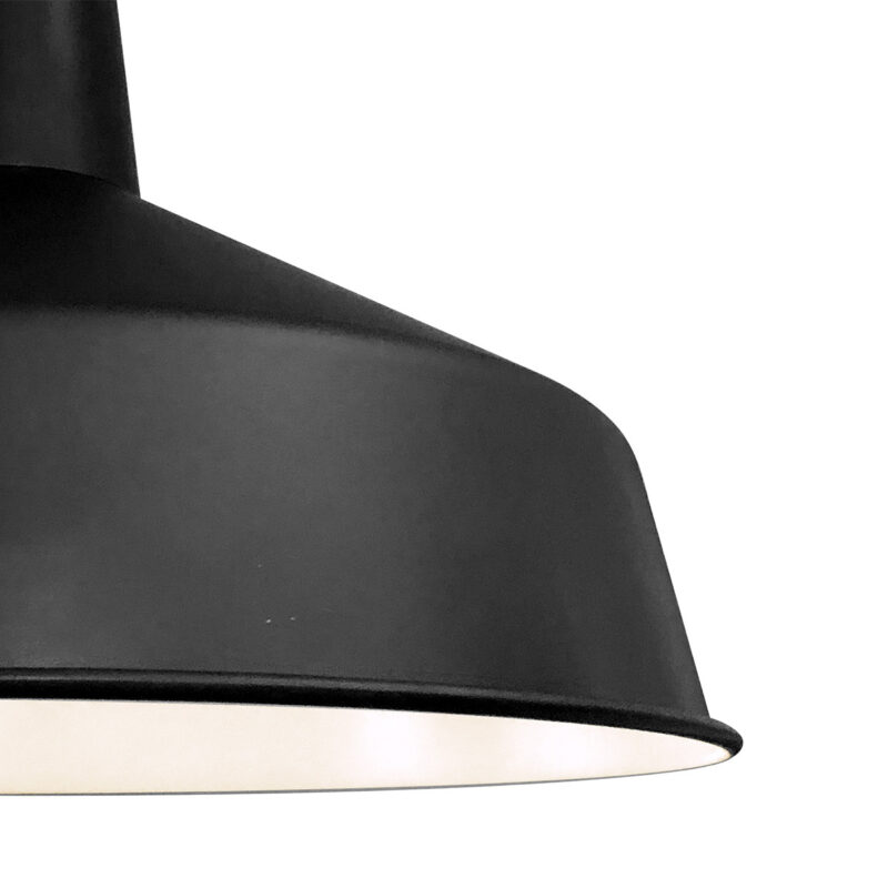 Hanglamp Black moon 1443ZW Zwart Ø40cm E27 fitting - Afbeelding 4