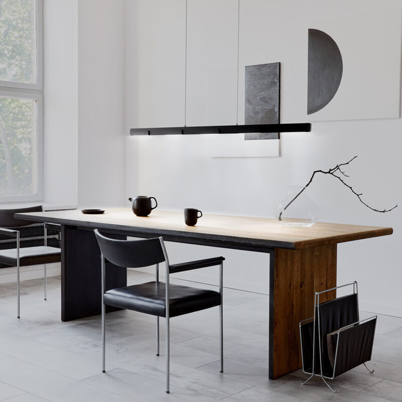 Hanglamp Bloc 3296ZW Zwart met Cable lift - Afbeelding 3