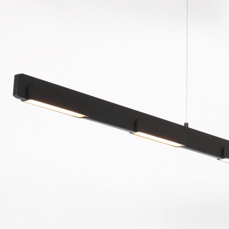 Hanglamp Bloc 3297ZW Zwart met Cable lift - Afbeelding 11