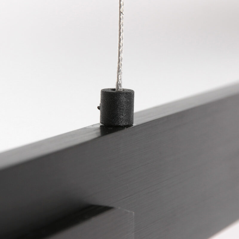 Hanglamp Bloc 3297ZW Zwart met Cable lift - Afbeelding 6