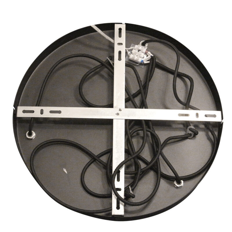 Hanglamp Bollique New 3123ZW Zwart 3lichts E27 fitting - Afbeelding 13