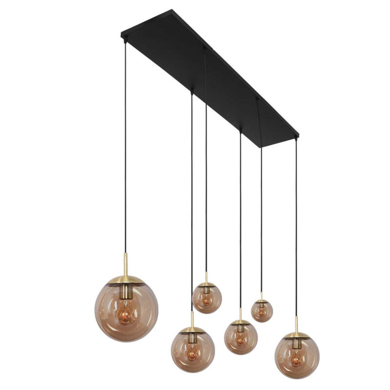 Pendant lamp Bollique New 3499ME Brass 6 lights - Image 2