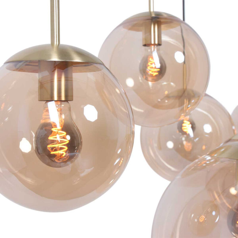 Pendant lamp Bollique New 3499ME Brass 6 lights - Image 6