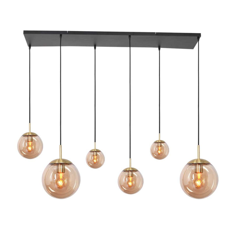 Pendant lamp Bollique New 3499ME Brass 6 lights