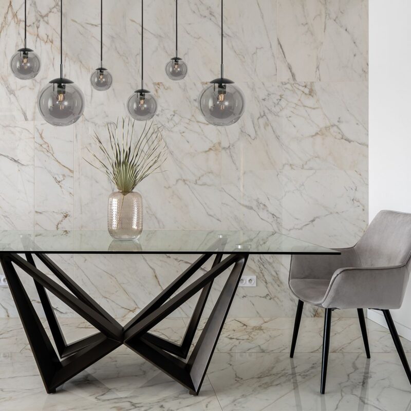 Hanglamp Bollique New 3499ZW Zwart 6 lichts E27 - Afbeelding 3
