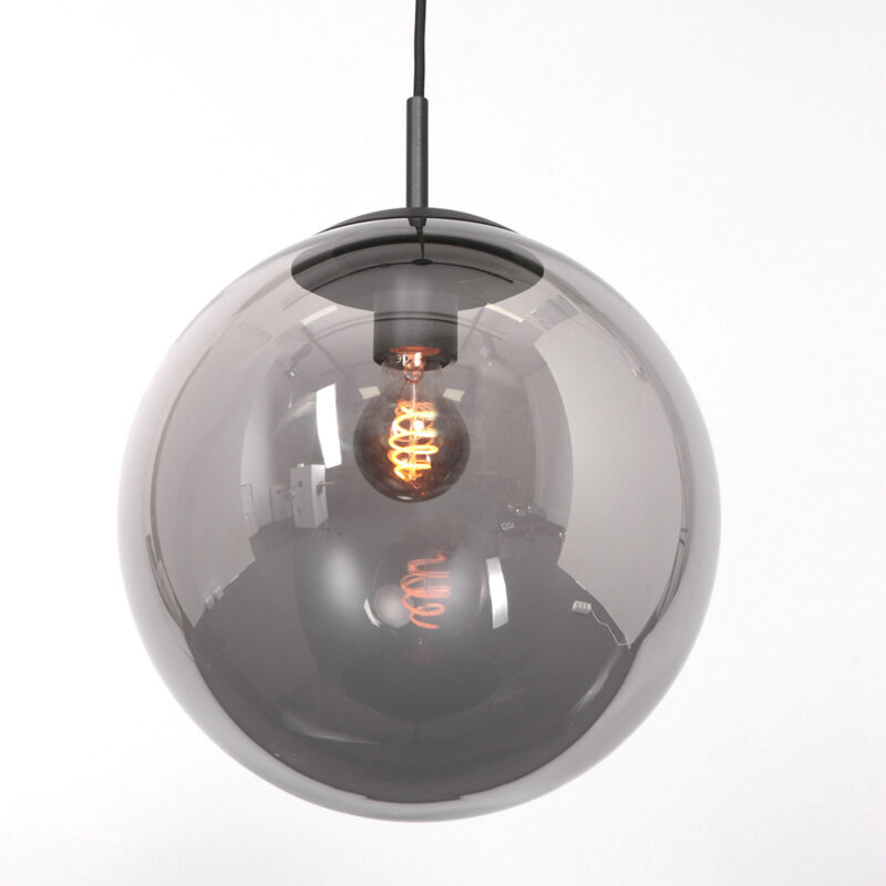 Hanglamp Bollique New 3499ZW Zwart 6 lichts E27 - Afbeelding 5